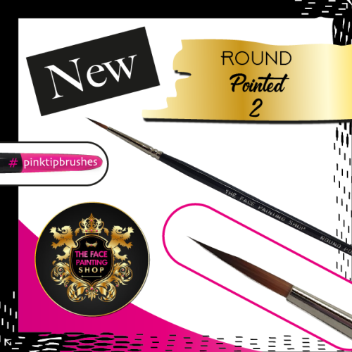 The Face Painting Shop Round Pointed 2 Brush (ROUND POINTED 2)